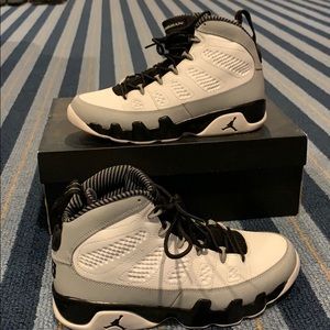 JORDAN 9 RETRO BARON (GS)- SIZE 7